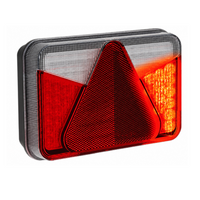Lanterna traseira ASPÖCK MULTILED V, baioneta 8PIN, 5 funções, direita