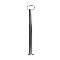 Suporte fixo UNITRAILER para reboque plataforma de 150 kg, 48 mm x 755 mm