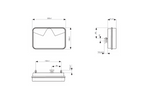 Lanterna traseira ASPÖCK MULTILED V com 6 funções (esquerda)