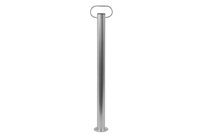 Suporte fixo UNITRAILER MS 0019-700 para reboque plataforma de 150 kg, 48 mm x 700 mm