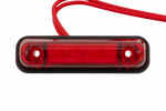Lâmpada de sinalização LED FRISTOM FT-081, vermelha, universal