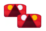 Capas de lanterna traseira HORPOL KZT 871+KZT 873 com 6 funções (esquerda + direita)