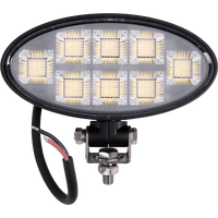 Refletor de lâmpada de trabalho LED TT TECHNOLOGY PRETO TT.13417 160xLED 8900lm oval