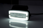 Lâmpada de sinalização universal LED branca HORPOL LD 2764 com suporte.