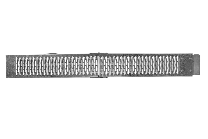 Rampa dobrável de aço UNITRAILER ALR004B para reboque, 190 cm, 200 kg