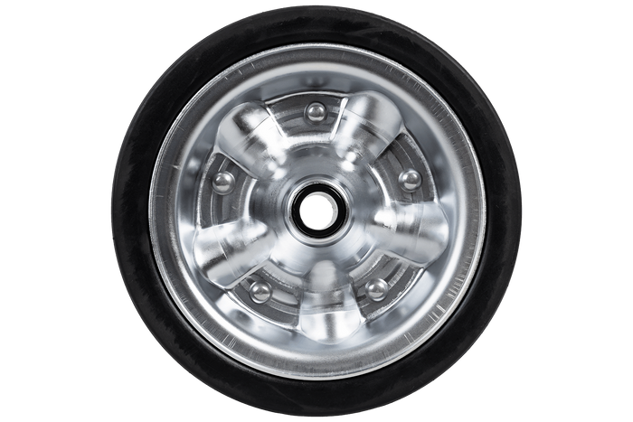 Roda sobressalente para a roda guia KNOTT 405725.001, feita de borracha maciça, 225x65mm