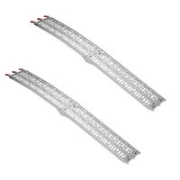 Rampas dobráveis ProPlus 390096 em alumínio para reboques, 220 cm, 680 kg, conjunto de 2