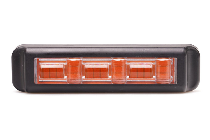 Lâmpada de advertência WAŚ 2466 W285 LED intermitente laranja MASTER/SLAVE