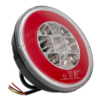 Lanterna traseira universal TT TECHNOLOGY TT.12008 Glo-Trac LED para hambúrguer, 3 funções