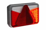 Lanterna traseira ASPÖCK MULTILED V com 5 funções (esquerda)