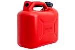Recipiente plástico HERMON 10L com funil, vermelho