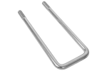 Grampo quadrado DROMET tipo C, M12, 62×202mm