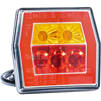 Lâmpada traseira LED FRSTOM FT-122, 3 funções universais