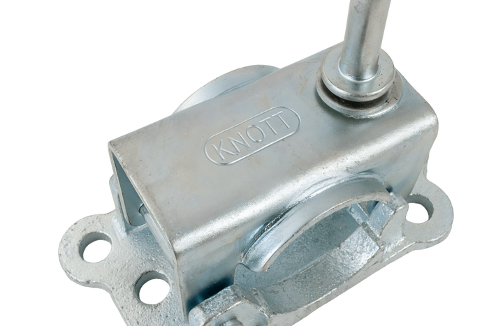 Braçadeira para roda guia KNOTT LBG48, ferro fundido, 48 mm
