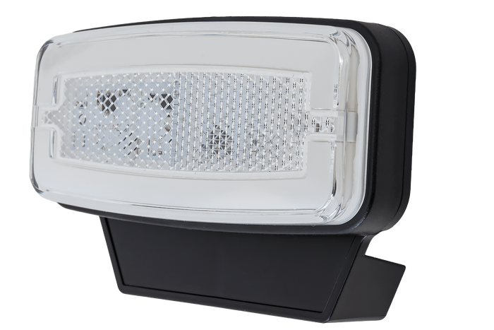 Lâmpada de sinalização universal LED branca HORPOL LD 2764 com suporte.