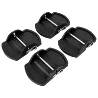 Conjunto de quatro suportes estabilizadores de reboque KNOTT, 18x14x4,5cm