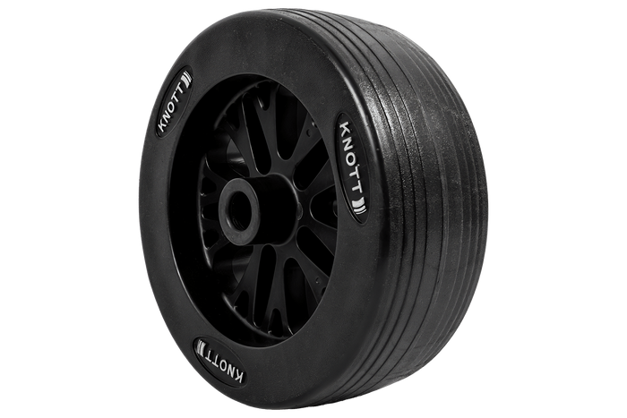 Roda sobressalente para a roda guia KNOTT 6D7691.002, de plástico, 210x75mm