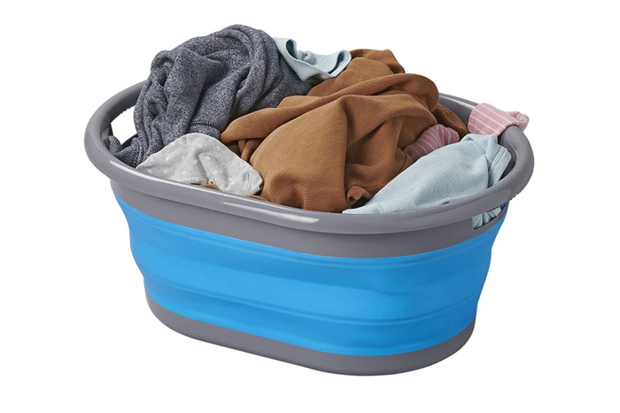 Cesto de roupa suja dobrável ProPlus 370311 para viagens e camping, 17 litros