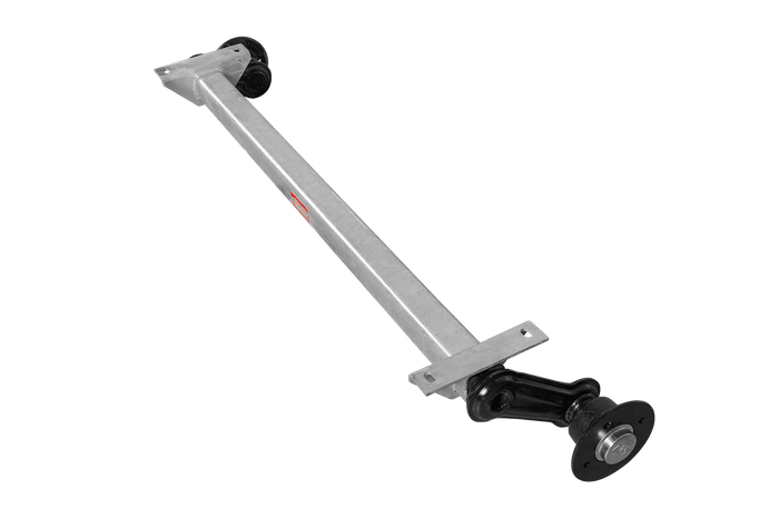 Eixo sem freio KNOTT VG7-L para reboque 750kg 1070mm 1370mm 4x100