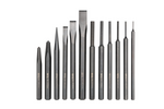Conjunto de 12 formões e punções YATO YT-4714.
