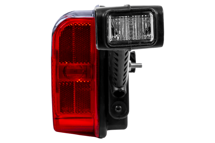 Lanternas traseiras de LED ASPÖCK EUROPOINT III com encaixe de baioneta 7PIN ASS2 e buzina, 7 funções (esquerda + direita).