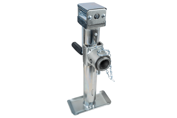 Suporte extensível com adaptador UNITRIALER TJ5001+TJ5002A para reboque plataforma de 1300 kg (364-614 mm)