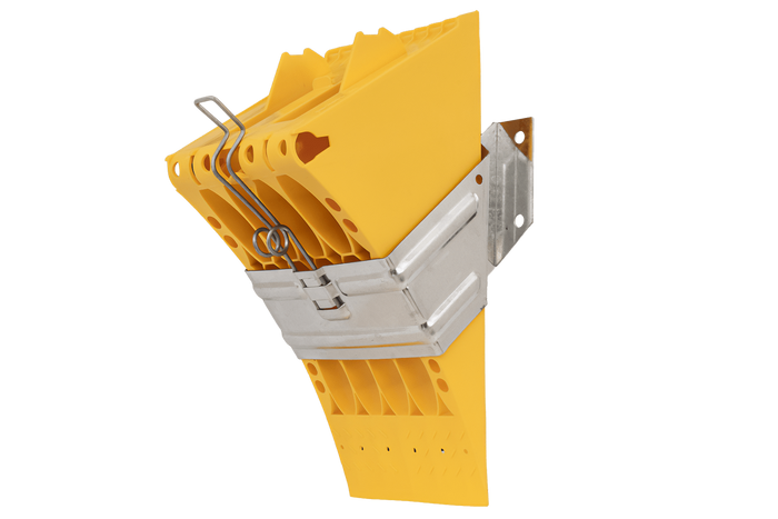 Calço de roda E53 com suporte de montagem LOKHEN h: 225 mm