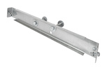 Suporte para montagem de roda sobressalente na barra de tração de um reboque UNITRIALER