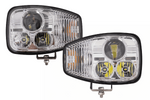 Faróis de LED TT Technology TT.16610-L+TT.16610-P com 3 funções, 21 LEDs, 4450lm (esquerdo + direito) para JCB/Cat/Manitou/Volvo/Terex