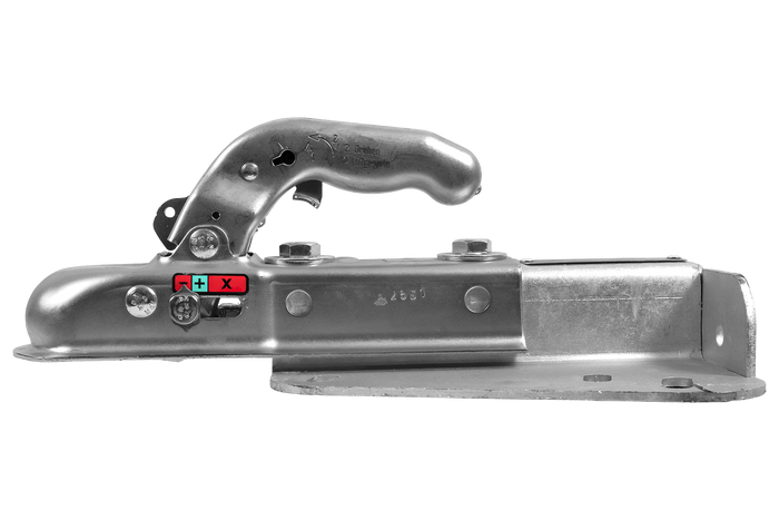 Engate de bola KNOTT K7.5-H+KZE7.5 para reboque de 750 kg com barra de tração tipo V
