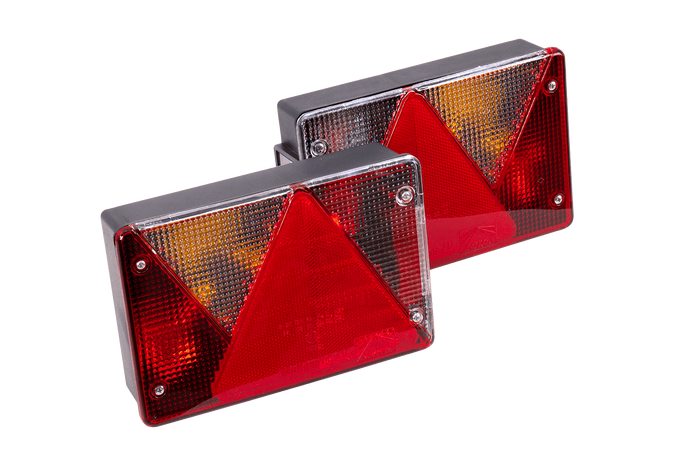 Luzes traseiras ASPÖCK Multipoint IV, 7 funções esquerda + direita